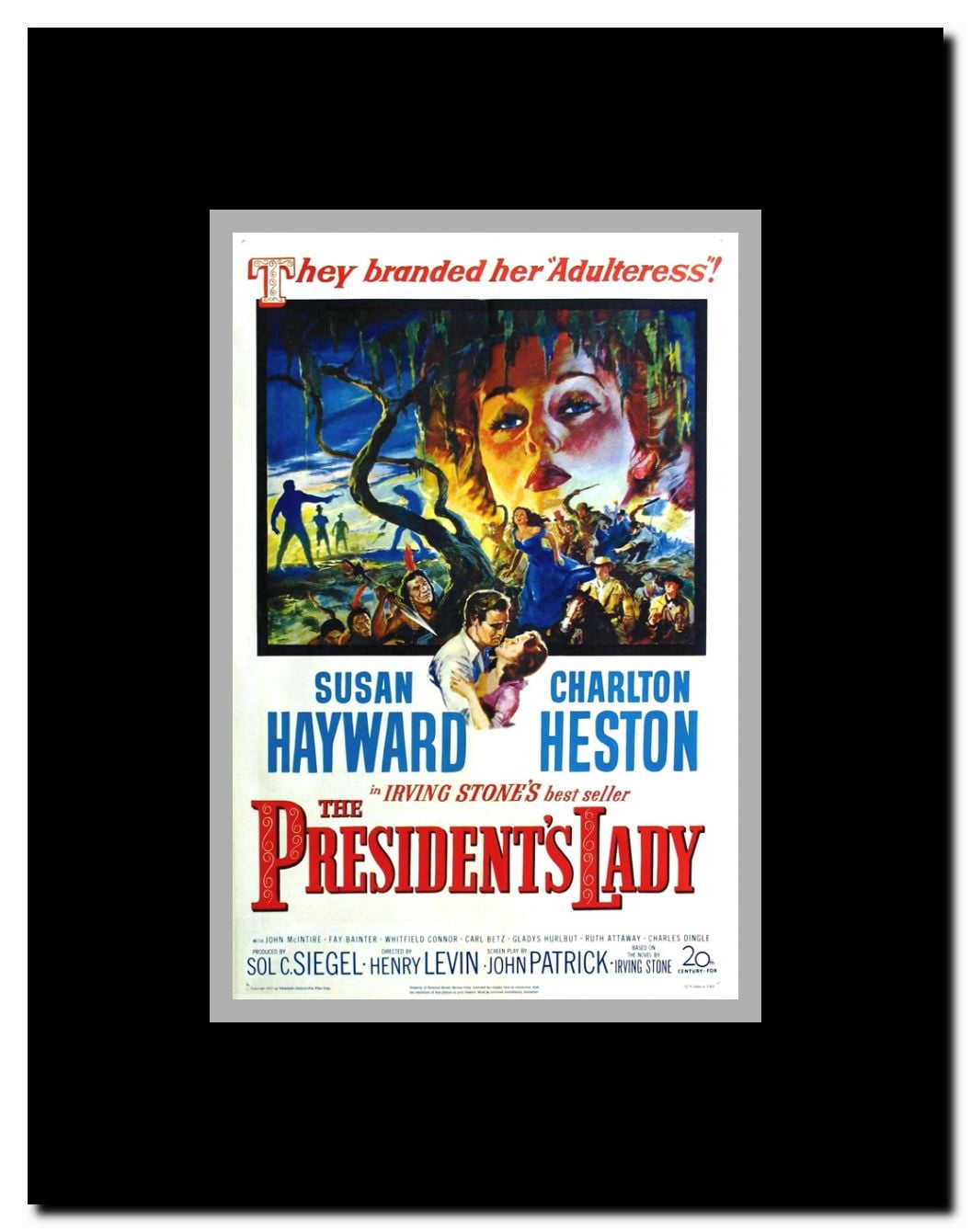 The President's Lady Framed Movie Poster