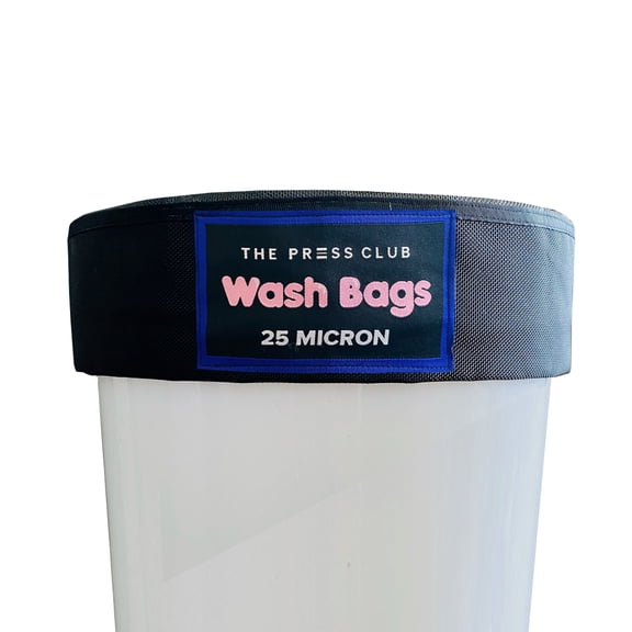 The Press Club 1 Pack, 25 Micron, 5 Gallon Premium Heavy Duty Full Mesh Bubble Wash Bags