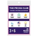 thumbnail image 1 of The Press Club 25 Micron Premium Nylon Tea Filter Press Screen Bags, 3" x 6" Inch, 25 Pack, 1 of 8