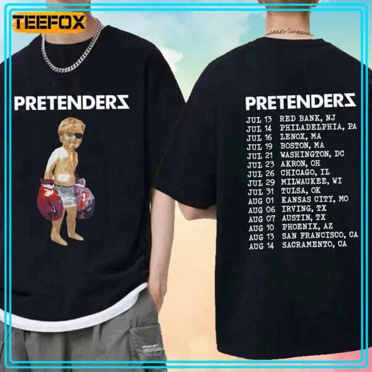 The Pretenders US Tour 2024 Band TShirt