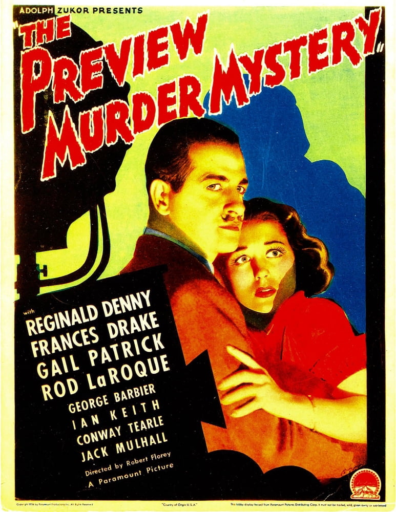 The Preview Murder Mystery Canvas Art - (11 x 17)