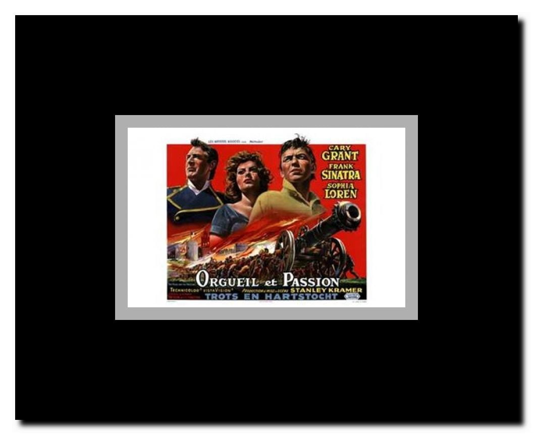 The Pride and the Passion Framed Movie Poster