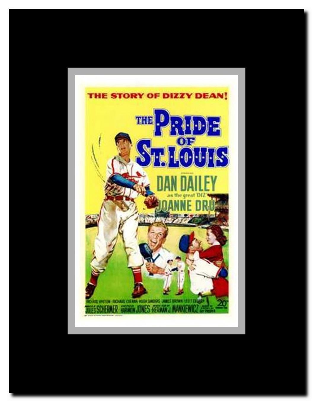 The Pride of St Louis Framed Movie Poster