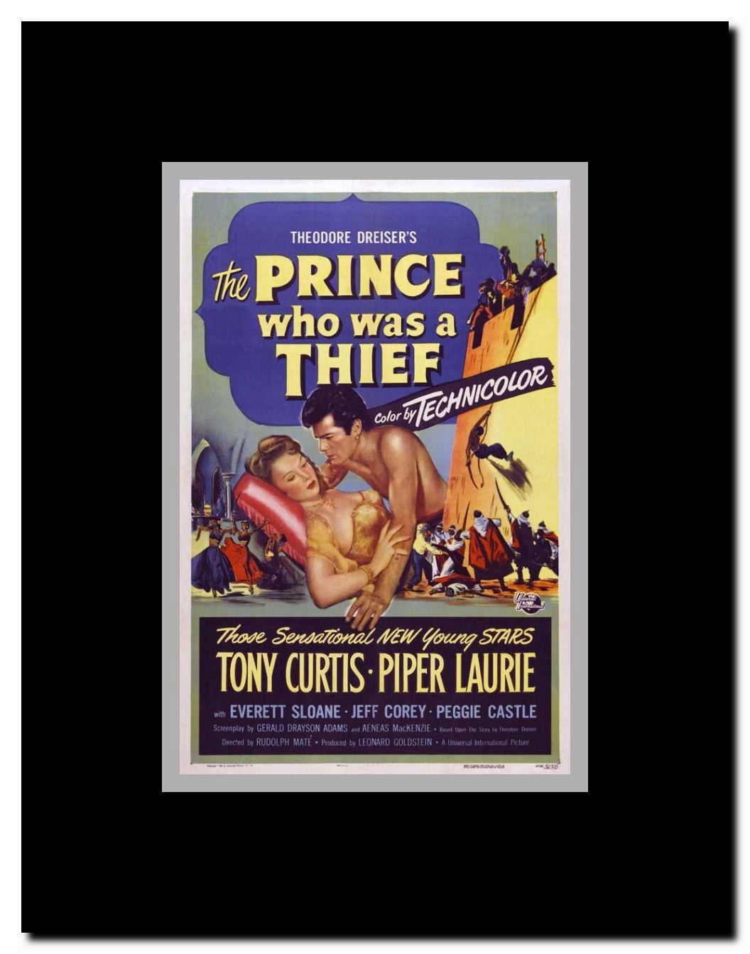 The Prince Who Was a Thief Framed Movie Poster
