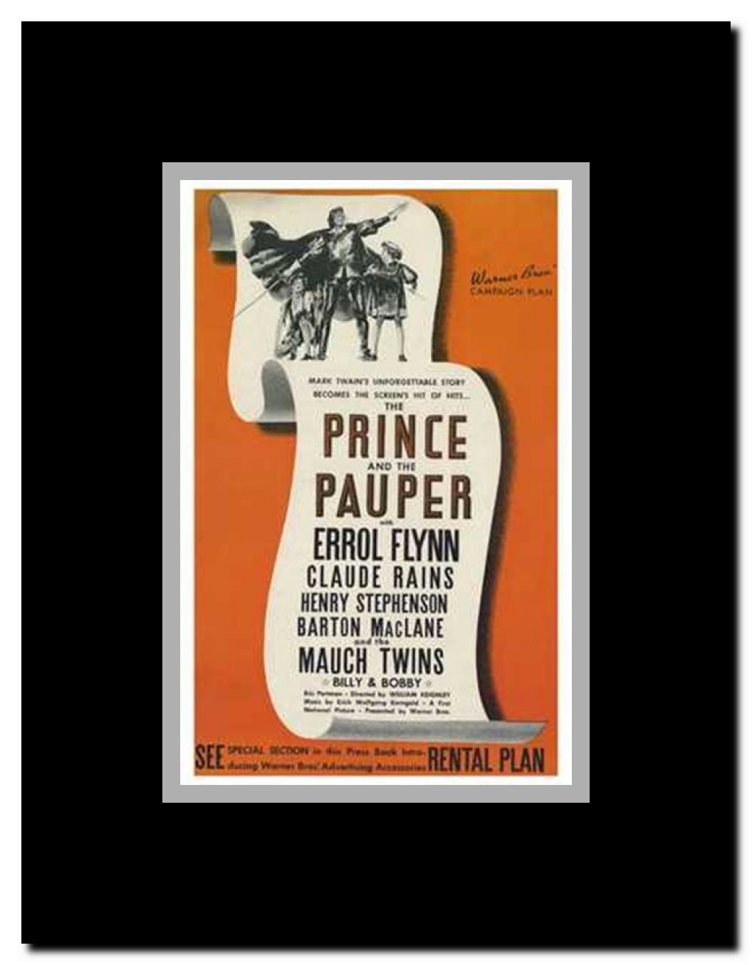 The Prince and the Pauper Framed Movie Poster