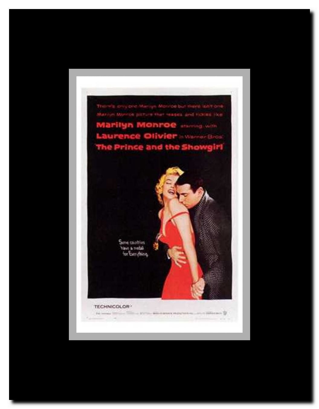 The Prince and the Showgirl Framed Movie Poster
