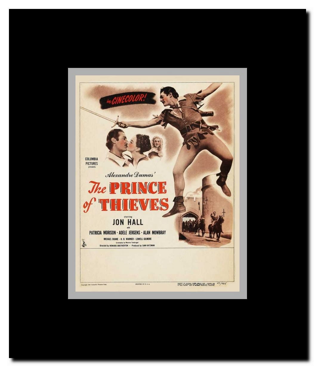 The Prince of Thieves Framed Movie Poster