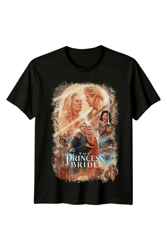 The Princess Bride (1987) Movie Poster Inspired T-Shirt Retro 80s Tee Unisex