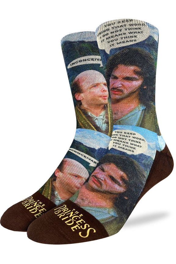 The Princess Bride Inconceivable Adult Socks, One Size (8-13)