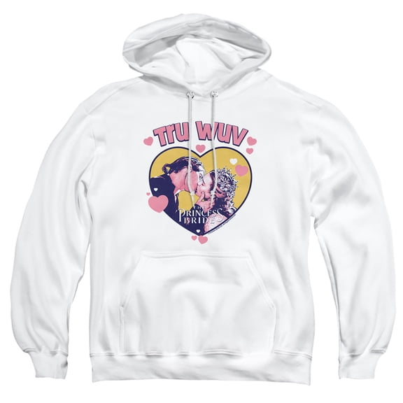The Princess Bride True Wuv Valentine Adult Pull-Over Hoodie, White, X-Large