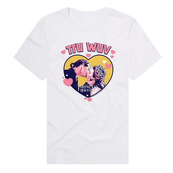 The Princess Bride True Wuv Valentine Unisex Adult Premium T Shirt (Small) White