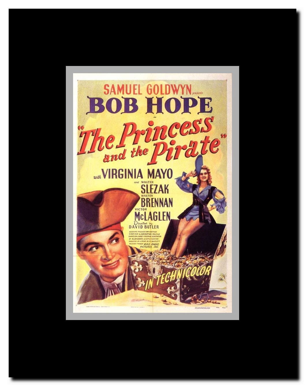 The Princess and the Pirate Framed Movie Poster