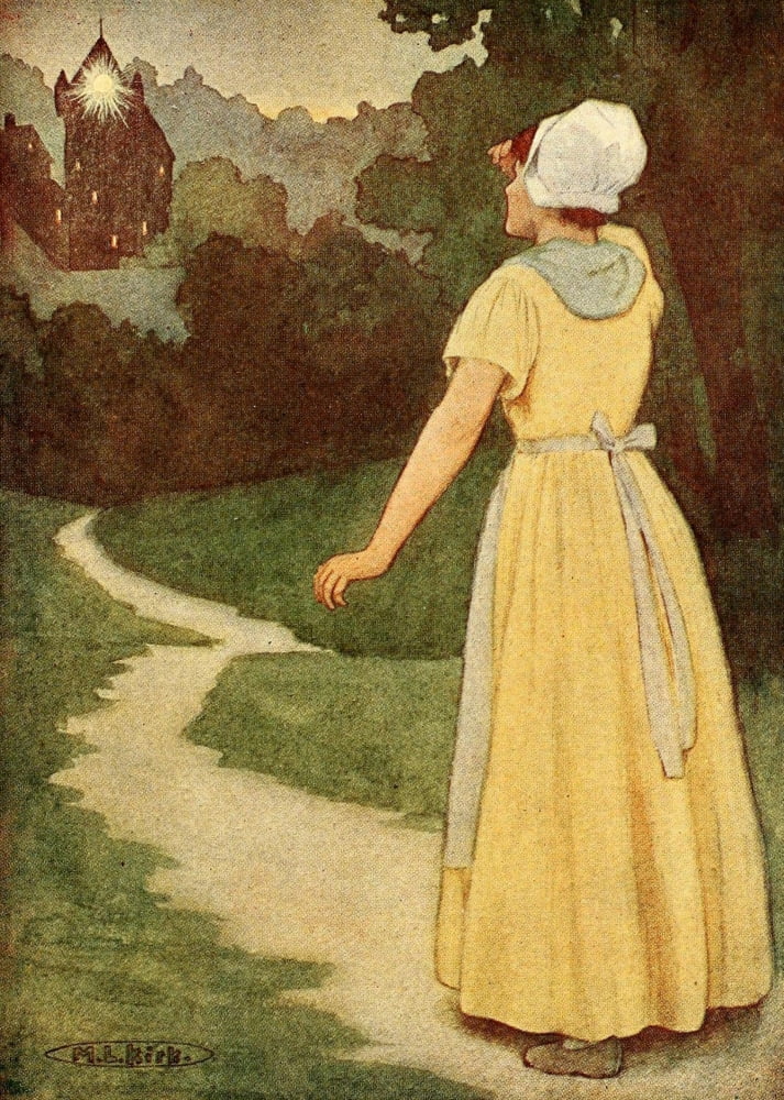 The Princess & the Curdie 1908 Distant light Canvas Art - Maria Kirk (18 x 24)