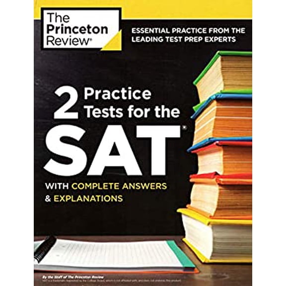 Pre-Owned The Princeton Review SAT Practice Test Book Complete Answers & Explanations 2018 (Paperback) 0375977953 9780375977954