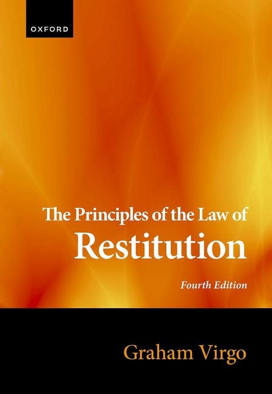 The Principles of the Law of Restitution, (Hardcover)