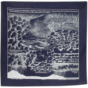 The Printed Image 104109 Clouds Bandana