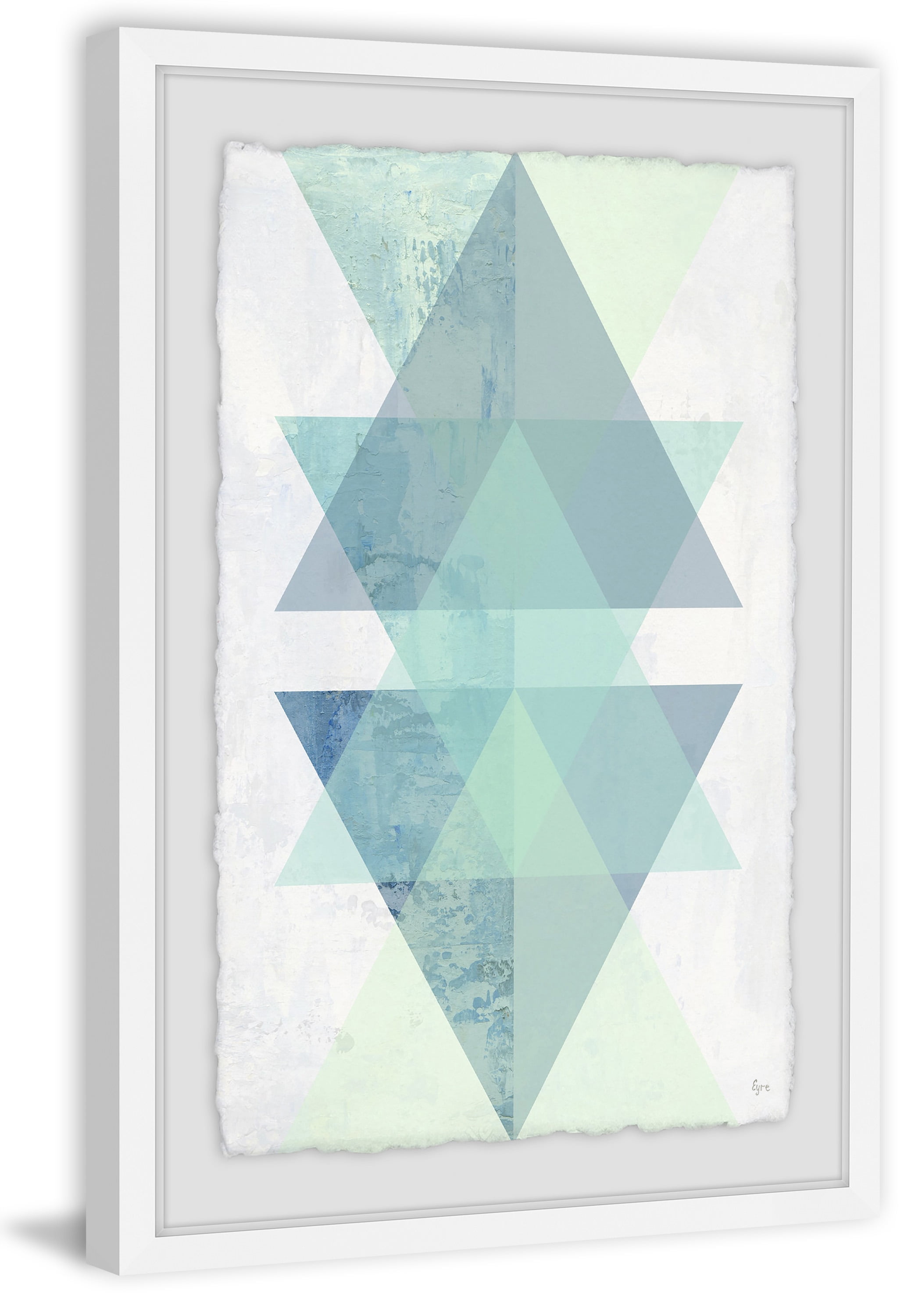 The Prism Framed Painting Art Print, 30.00" x 1.50"