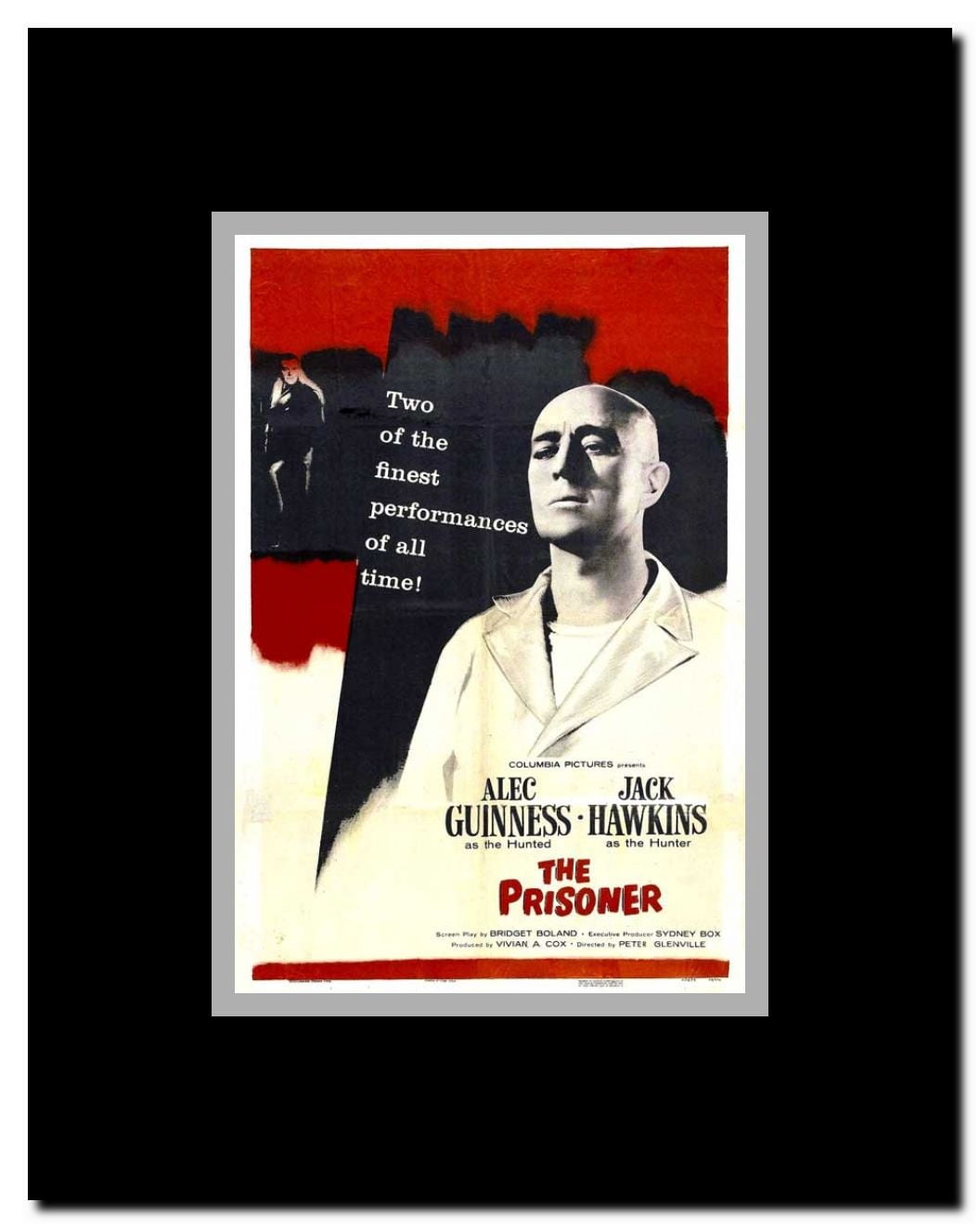 The Prisoner Framed Movie Poster