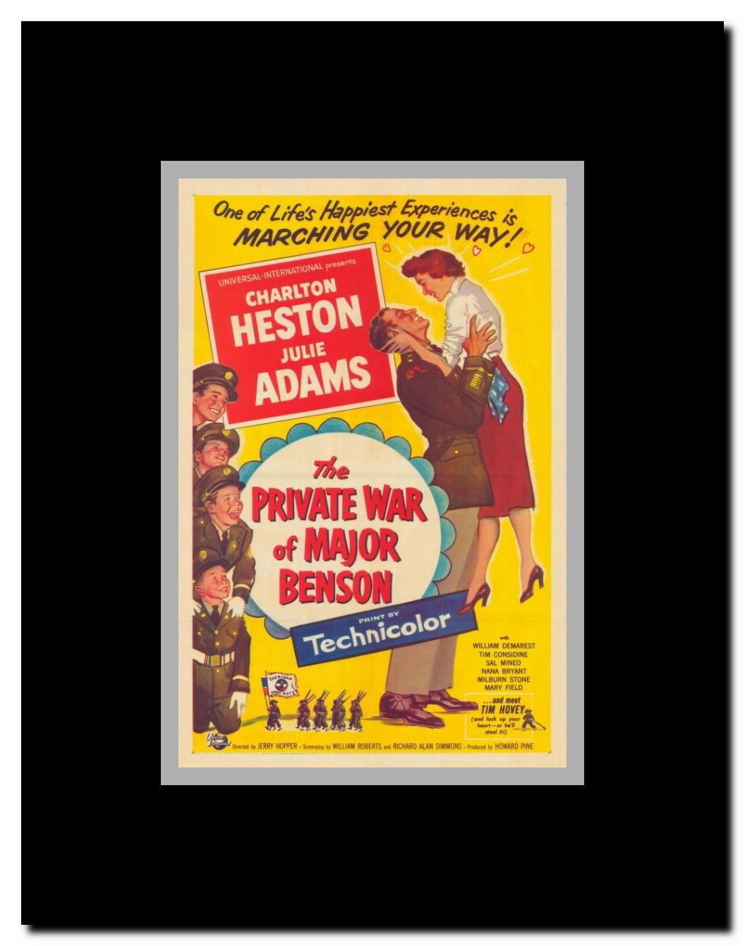 The Private War of Major Benson Framed Movie Poster