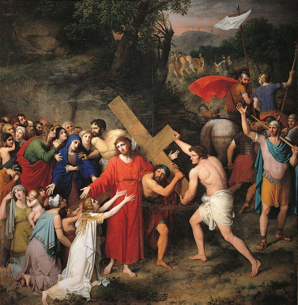 The Procession To Calvary Canvas Art - (18 x 24)