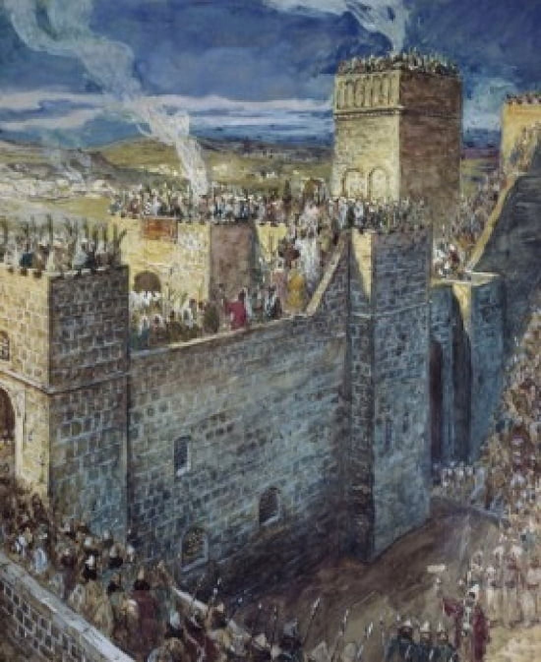 The Procession on the Walls of Jerusalem James Tissot (1836-1902French) Jewish Museum New York Canvas Art - James Tissot (24 x 36)