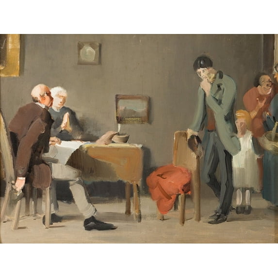 The Prodigal Son. Sketch (1881) Poster Print by Axel Kulle (18 x 24)