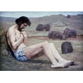 thumbnail image 1 of The Prodigal Son c. 1879, Pierre Puvis de Chavannes (1824-1898 French) Oil on Canvas National Gallery of Art, Washington, D.C. Poster Print (18 x 24), 1 of 1