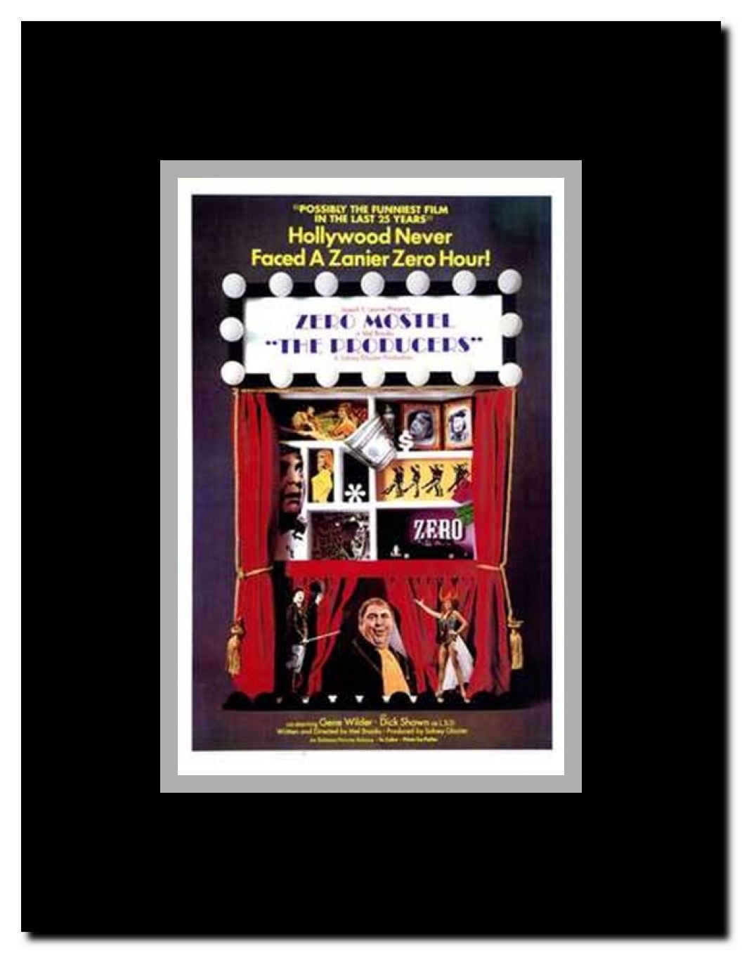 The Producers Framed Movie Poster
