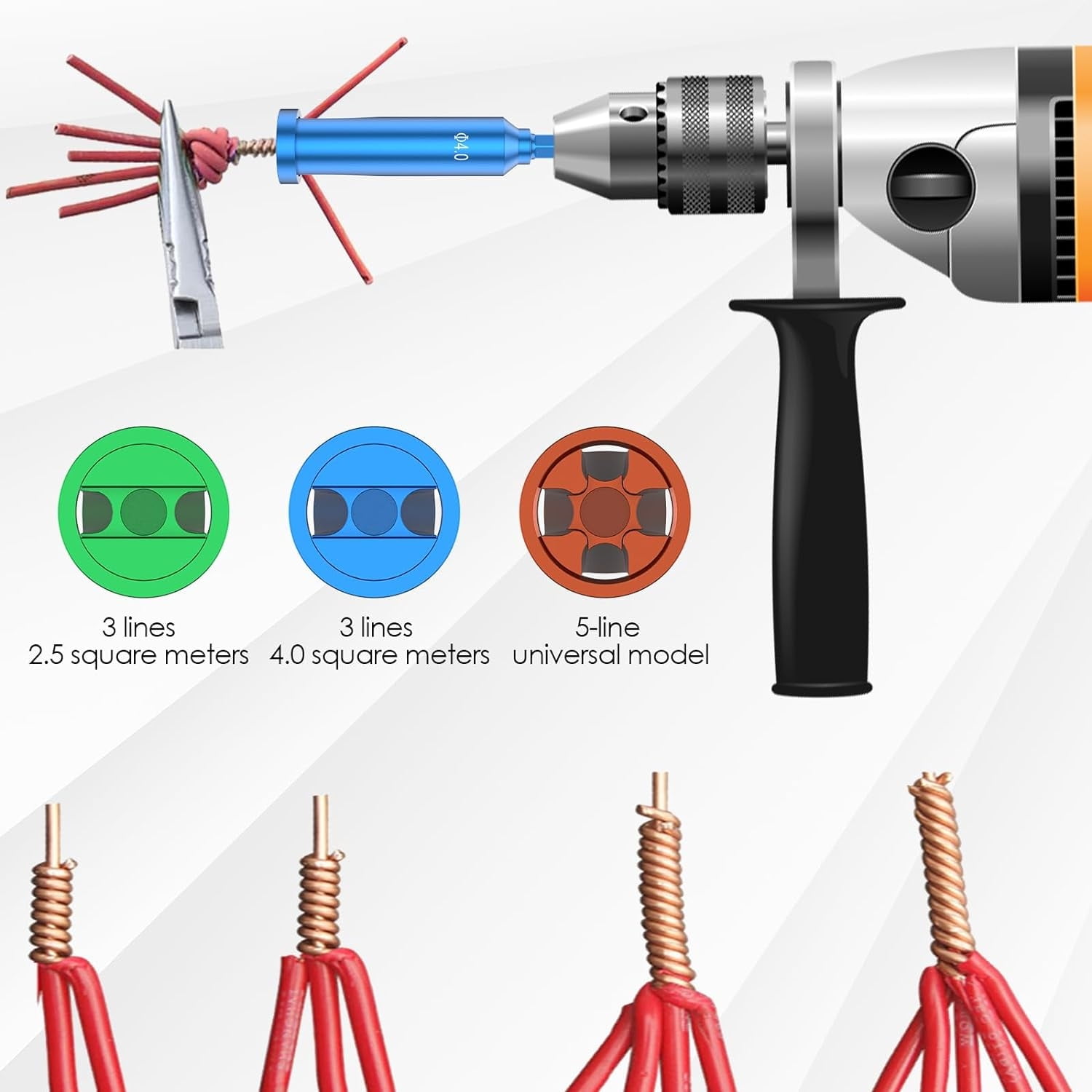The Professional 4-Piece High-Quality Powerful and Efficient Wire ...