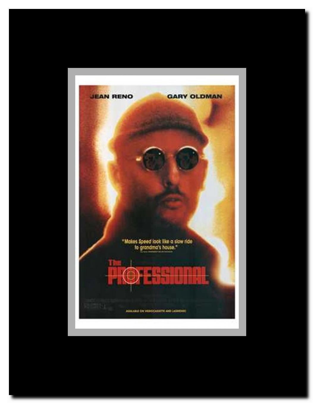 The Professional Framed Movie Poster