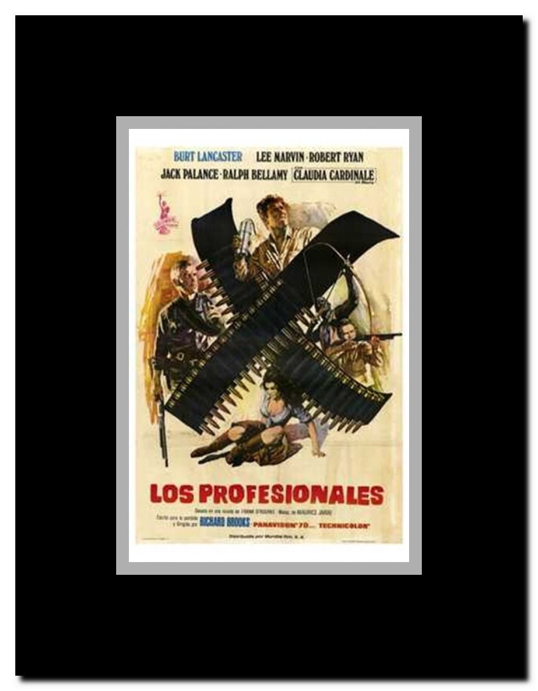 The Professionals Framed Movie Poster