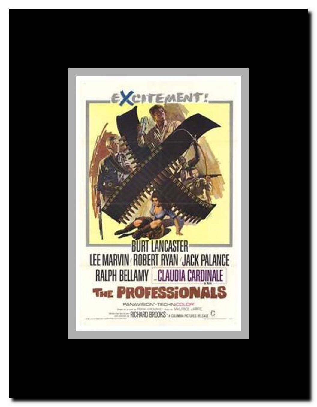 The Professionals Framed Movie Poster