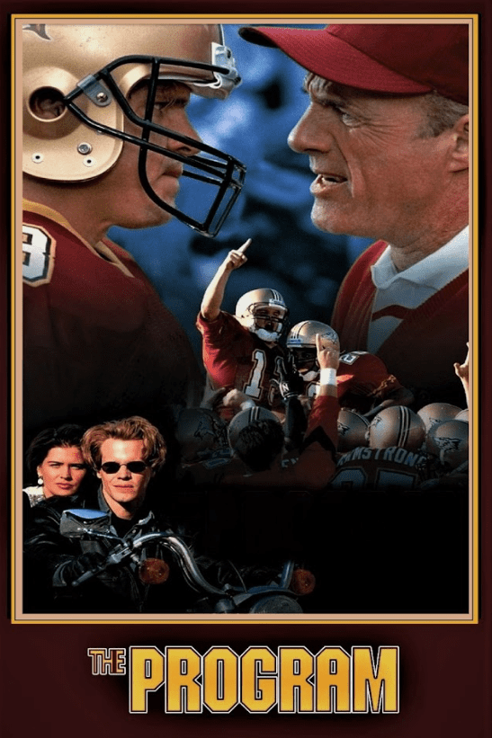 The program 1993 poster 24x36 james caan college football drama