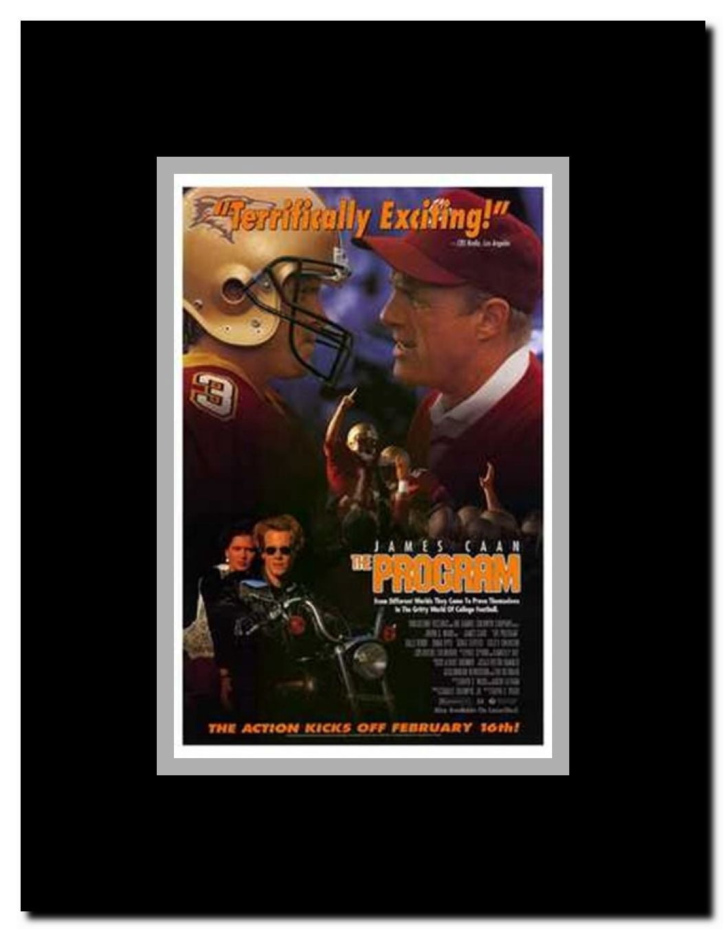 The Program Framed Movie Poster