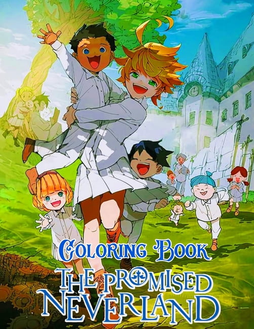 The Promised Neverland : New Neverland Anime & manga Coloring Pages with  haigh quality Illustrations for Kids and adults (A great Gift) (Paperback)  