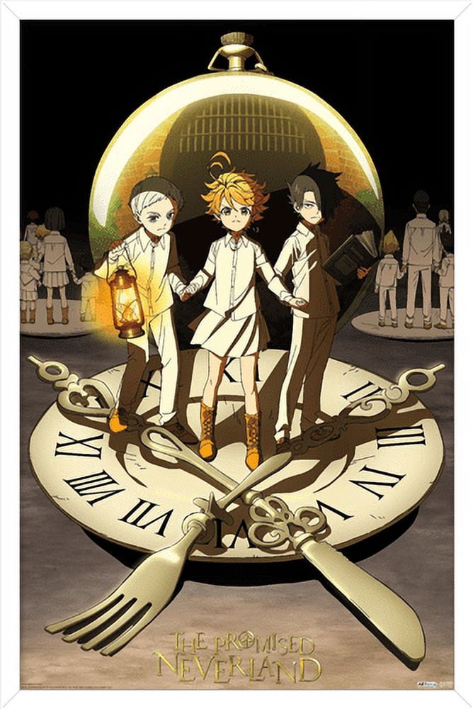 The Promised Neverland - Group Wall Poster, 22.375" x 34", Framed