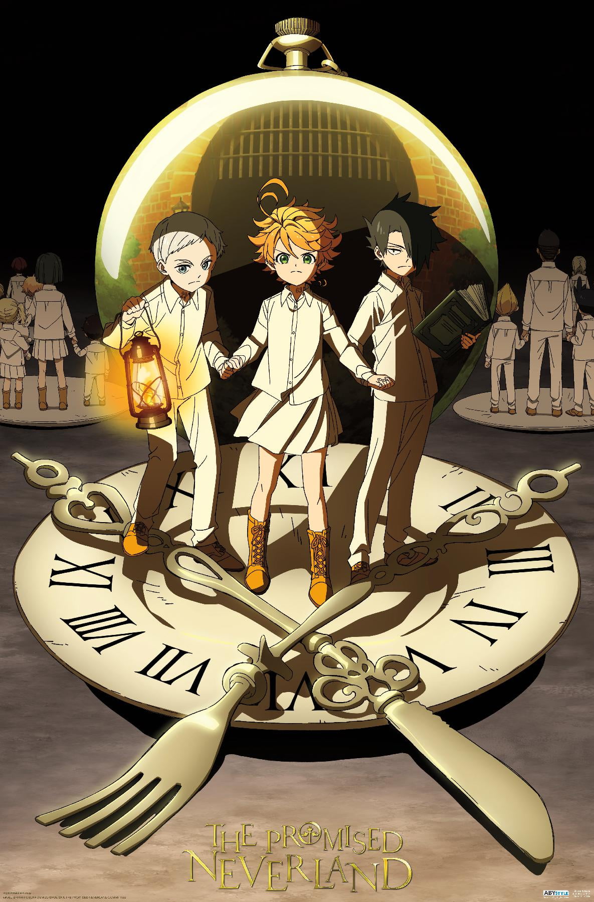 Norman The Promised Neverland Circle Anime Greeting Card for Sale by  kino-san