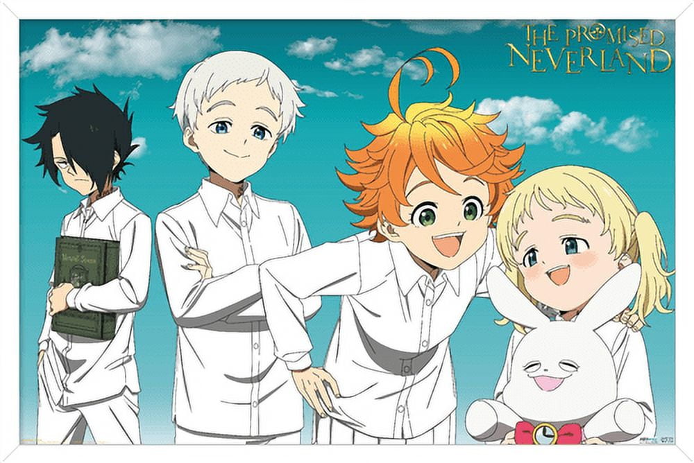 The Promised Neverland - Orphans Wall Poster, 14.725" x 22.375", Framed