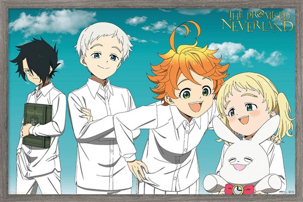 The Promised Neverland - Orphans Wall Poster, 22.375" x 34", Framed