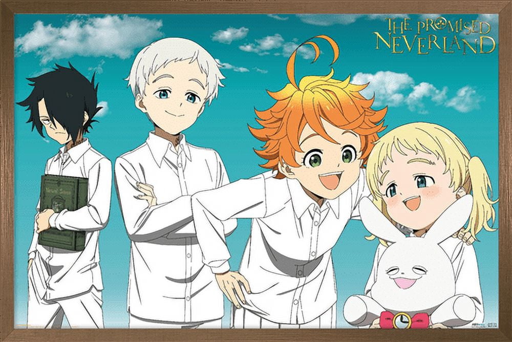 The Promised Neverland - Orphans Wall Poster, 22.375" x 34", Framed