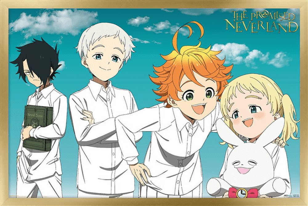 The Promised Neverland - Orphans Wall Poster, 22.375" x 34", Framed
