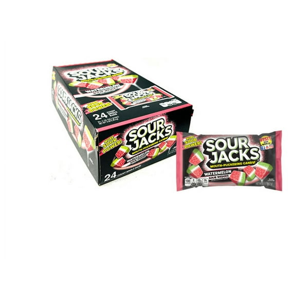 The Promotion In Motion Sour Jacks Soft & Chewy Sour Candies, 24 ea