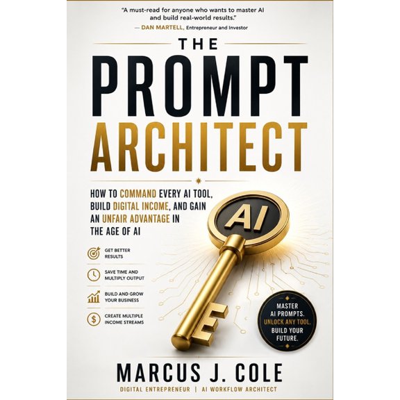 The Prompt Architect: The Complete Mastery Guide to AI Prompting - How to Command Every AI Tool, Unlock Unlimited Income, (Paperback)