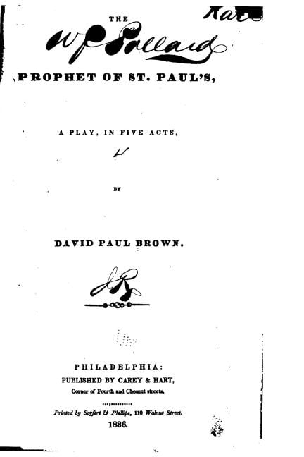 The Prophet of St. Paul's, A Play, in Five Acts, (Paperback)