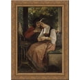 thumbnail image 1 of The Proposal 24x18 Gold Ornate Wood Framed Canvas Art by William-Adolphe Bouguereau, 1 of 2