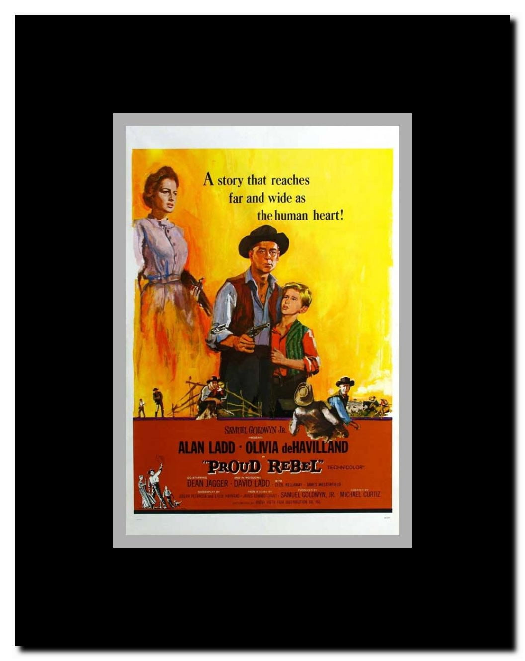 The Proud Rebel Framed Movie Poster