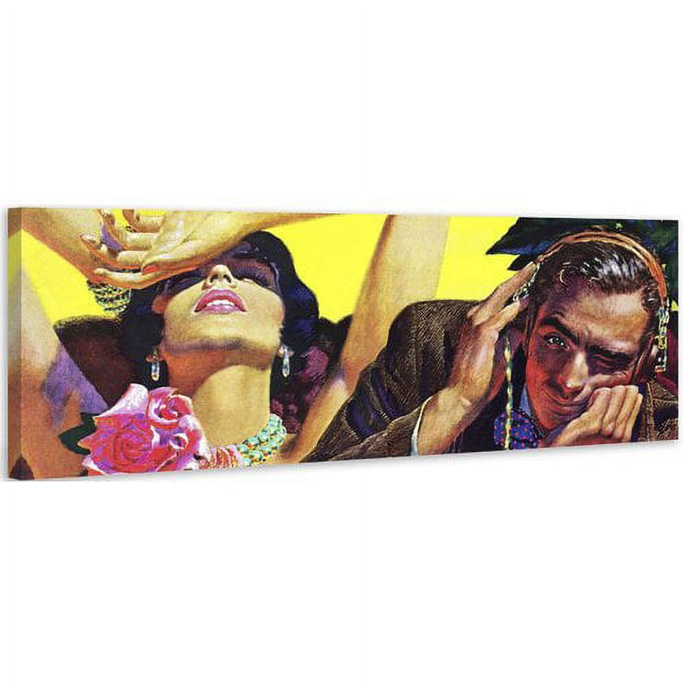 "The Prying Professor" Painting Print on Canvas