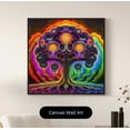thumbnail image 1 of The Psychedelic Forest - Psychedelic Tree Canvas Wall Art, 1 of 2