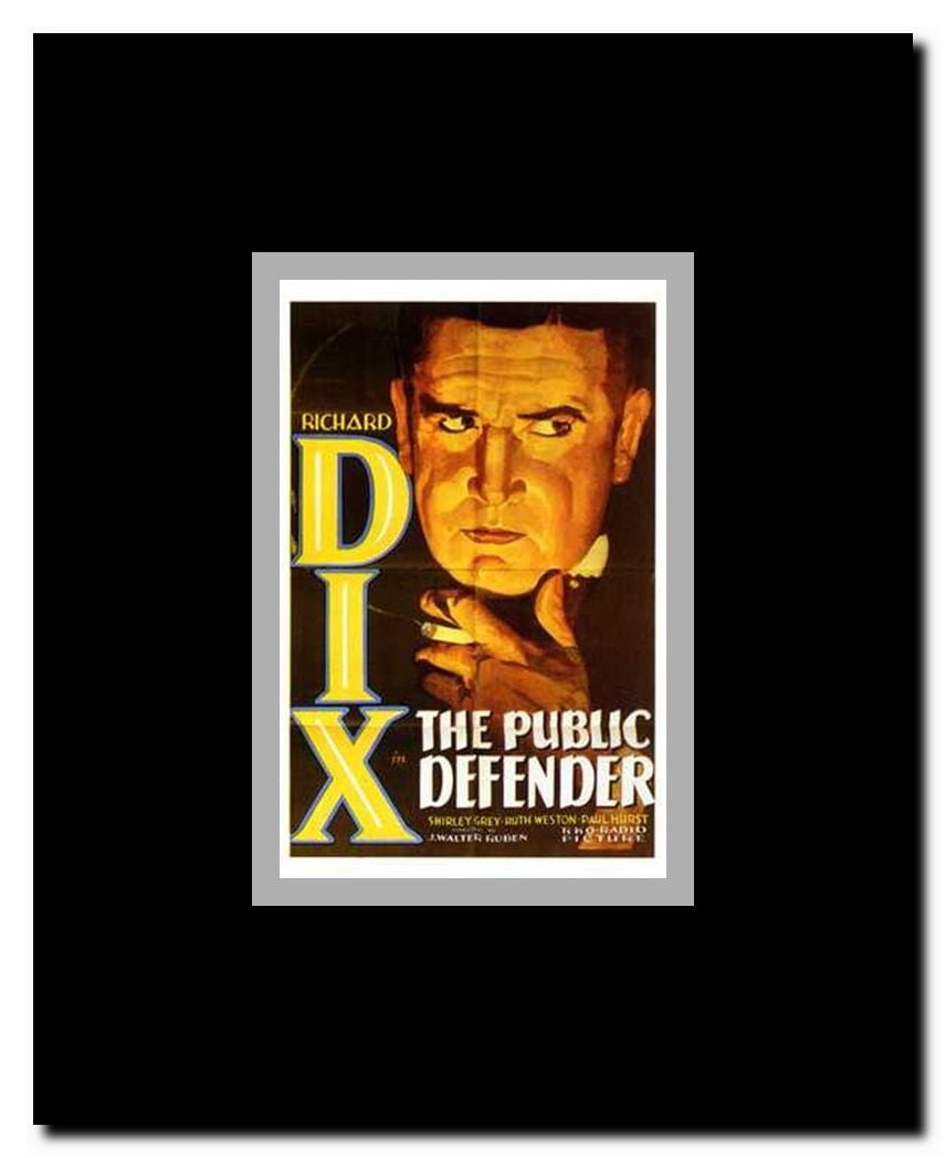 The Public Defender Framed Movie Poster