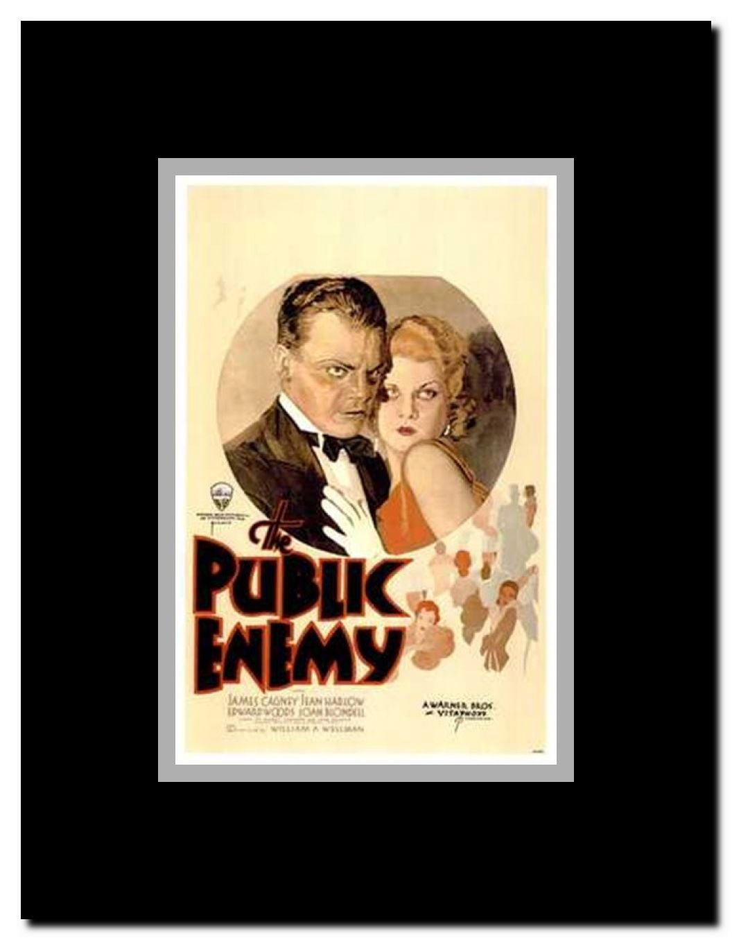 The Public Enemy Framed Movie Poster